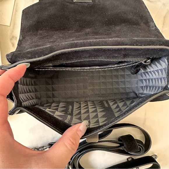 Proenza Schouler PS1 Mini Crossbody in Black Soft Suede - Picture 5 of 16